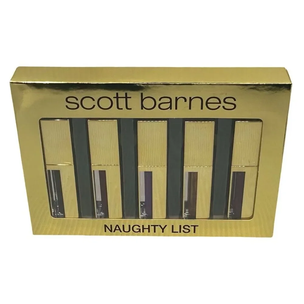 Scott Barnes NAUGHTY LIST 5-Piece Lip Gloss Set - 0.10 oz x 5